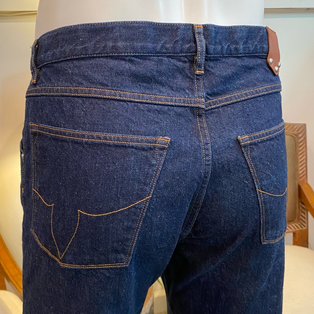 Vintage Louis Vuitton Dark Wash Denim Jeans Marc Jacobs Era Designer Archive, 36